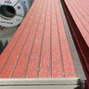 Easy Installation Exterior Wall Fireproof Metal Steel Sip Panel House Kit with Pu EPS Sandwich Panel for Cold Room Workshop