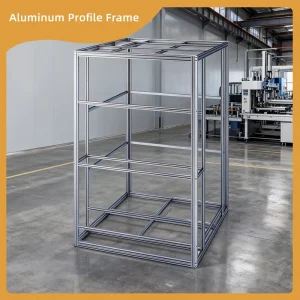 Easy Maintenance Vertical Cube Aluminum Extrusion Frame Corrosion Resistant Industrial Structure with Large Modular Spaces