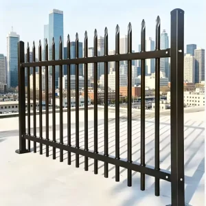 Easy-to-Assemble Safety Decorative Metal Garden Guardrail Steel Fence Outdoor