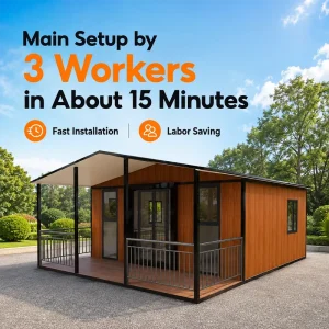 Easy to Build 20 40 Ft 2 5 Bedroom Luxury Modular Home Prefabricated Expandable Container House Mobile Tiny House for Living