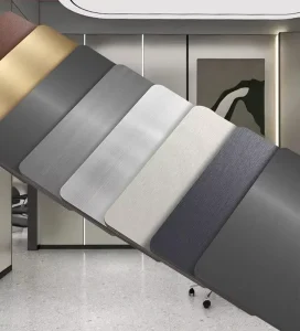 Easy to Install Bamboo Charcoal Metal Wall Panel 5-8mm for Hotel Villa Home Interior Decoration Waterproof WPC Wall Panels