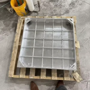 Easy-to-install Stainless Steel Invisible Manhole Cover Anti-Theft Corrosion-Resistant Waterproof Seal Recessed Drain