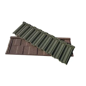 Eay to Install 0.25mm Metal Roof Tile Resistant Building Material Stone Coated Metal Colorful Synthetic Solar Roof Tiles