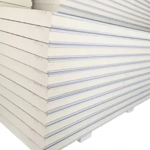 Eco-Friendly 50mm Insulated Fireproof Water Resistant PIR Roof Metal Wall Sandwich Panels
