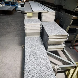 Eco Friendly Metal Embossed Wall Panel No Odor Insulated Metal Carved Board for School Hospital