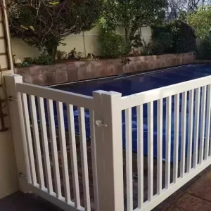 Eco Friendly Virgin PVC Material Stylish Outdoor Safety Fence With Custom Options Pvc Pool Fence