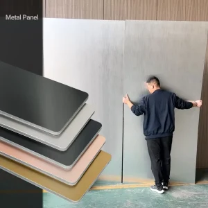 Eco friendly Modern Bamboo Charcoal Wood Veneer Fireproof Waterproof Scratch Resistant Panel for Interior Hotel Decor