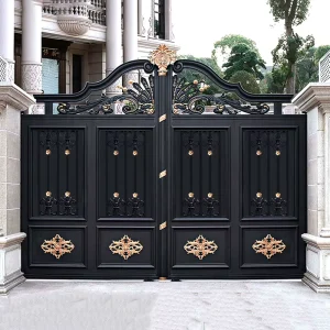 Electric Automatic Waterproof Aluminium Metal Fence Gate with Motor Opener Sliding Gate