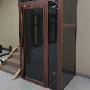 Electric Modern Metal Single Swing Landing Door for Residential Villa Self-built Villa Warehouse Elevators