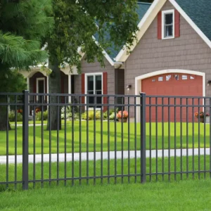 Elegant Wrought Iron Garden Fence Decorative Metal Border Fencing for Estate Entrance and Residential Yard