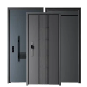 Entrance Front Entry Doors Security Steel Metal Door Steel Entrance Door for Villa