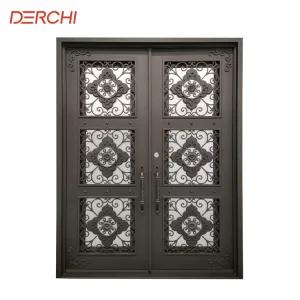 Entrance Security Steel Fire Doors Exterior For Home Main Entrance Iron Door