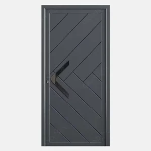 Entry Doors Exterior Modern Metal Kingdom Doors Steel Door for Houses
