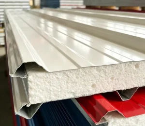 Eps Metal Sandwich Panel Contemporary Design Fireproof Exterior Wall & Roof Panel for Hospital School Cold Room