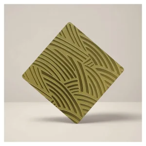 Etched082 Antique Brass Etched Stainless Steel Ceiling or Wall Decorative Panel for Luxury Villas