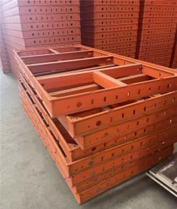 Euro-style Modular Steel Frame Formwork Compression-resistant Metal Mold for Multi-story Building Column Slab Construction