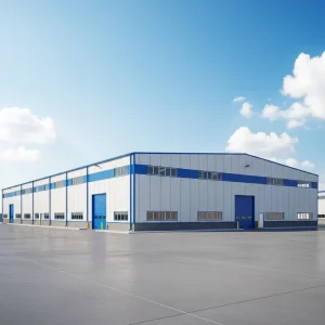 Eurocode Compliant Steel Structure Workshop EN1090 Certified Prefabricated Metal Warehouse Building