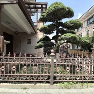 European Aluminum Alloy Spear Top Fence Panels Rust Resistant Decorative Privacy Fencing Balustrade Handrails