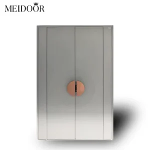 European Modern Design Doors Residential Metallic Stainless Steel Exterior Security Aluminum Front Entry Door