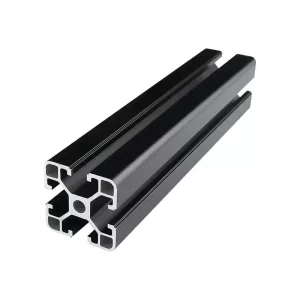 European Standard T-Slot Aluminum Extrusion Profile Silver Black Anodized Industrial Framing Extrusions