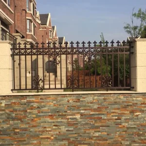 European Style Galvanized Steel Aluminum Alloy Powder Coated Outdoor Balustrade Railings Anti Climb Safety
