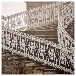European Style Wrought Iron Entrance Gate Fence Villa Front Yard Metal Decorative Iron Barrier