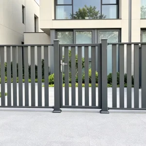 European style Aluminum Fence for the Garden Balcony Is Beautiful Resistant to Corrosion for Overseas Home Decoration