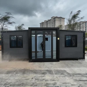 Expandable Container Home Efficient Storm Proof Expandable Container House with Reinforced Steel Frame for Weather Protection