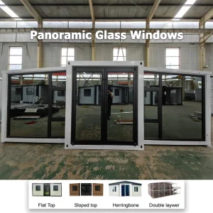 Expandable Container House Folding Tiny Villa with Kitchenette Bathroom Prefabricated Home Luxury Villa Fast Build