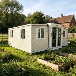 Expandable Design 2 Bedroom Demountable Containers Expandable Moveable Tiny House Modular Apartment With Double Glass Entry Door