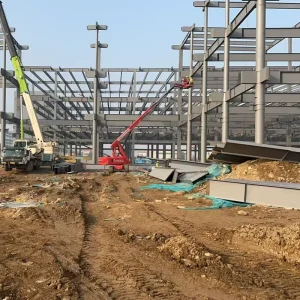 Expandable Pre engineered Steel Structure Workshop Modular Industrial Building for Business Growth Made in China