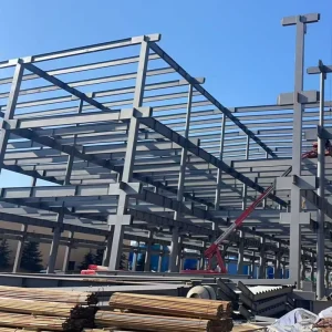 Expandable Pre-engineered Steel Workshop Modular Industrial Building Hurricane-Resistant Wind Load 150 Mph Energy-Efficient