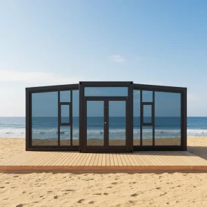 Expandable Prefab Modular Steel Wooden Contemporary Container House Sandwich Panel Breathable Design 10ft Model Bedroom School