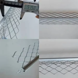Expanded Corner Guards Galvanized or Stainless Steel Corner Bead Construction Building Materials for Stucco