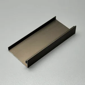 Export Global 6063 T5 Aluminum Profiles Champagne Anodized Aluminum Frame Profiles Construction Aluminum Extrusion Profiles