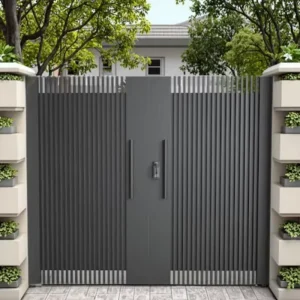 Exterior Aluminum Fence and Privacy Gates, Sliding or Swing