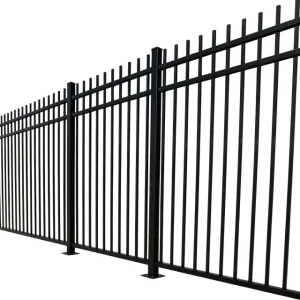 Exterior Anti-Corrosion Zinc Alloy Steel Ornamental Railing, Protective Boundary Fence for Private House Lawn Areas