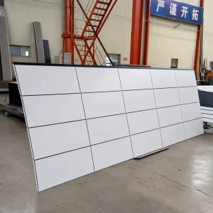 Exterior Decor Metal Embossed Cladding Soundproof PU Core Metal Carved Sandwich Wall Panel