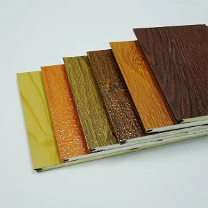 Exterior Decorative Metal PU Sandwich Panel Fireproof Thermal Insulation Wall Cladding For Residential Building