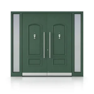 Exterior Double Doors Front Entry Doors Portas De Entrada Da Frente Aluminum Security Door Pivot