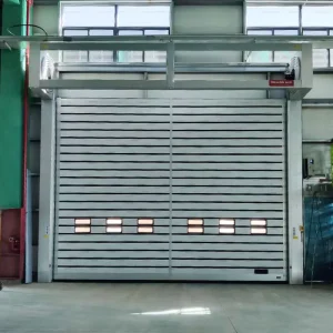 Exterior Insulation Aluminum Spiral Metal Rapid Rolling Shutter Door Fast Aluminum Alloy High Speed Rolling Door