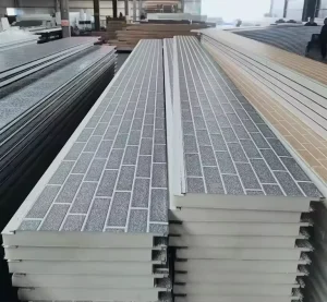 Exterior Interior Wall Fireproof Metal Steel SIP Panel House Kit with EPS Sandwich Panel for Cold Room and Workshop