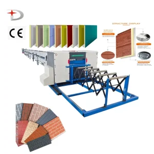 Exterior Metal Cladding Machine Decorative Aluminum Steel Cladding Panel Machine