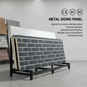 Exterior Wall Cladding Board Insulation Metal Siding Board Outdoor Building PU Sandwich Panel Fire Prefab House Hotel Villa