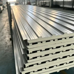 Thermal Aluminium PU PIR Polyurethane Metal Insulated Sandwich Panel 50mm Soundproof Wall Panels for Wall & Roof
