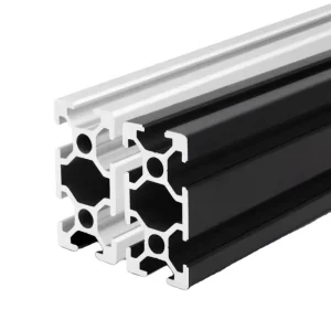 Extruded Aluminum Black V Slot Profile Aluminum CNC T Slot Extrusion Aluminium Profile
