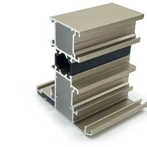 Extruded Aluminum Window Frame Profile Metal Frame Profile Apposite Extrusion Alloy Anodized 6063 T5 Modern Heat Insulation