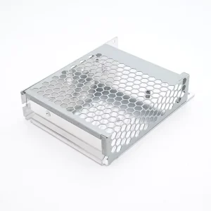 Extrusion Aluminum 6000 Series Profile Enclosure with Custom Cut Holes and Anodized Finish for Power Equipment