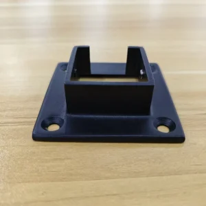 FL4040 Stainless Steel Glass Balustrade Cap Rail Wall Flange Accessories for Square Handrail Tube