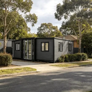 Factory 20ft Prefab 2 Bedroom Expander Apartment Garden Buildings Moveable Tiny House Mobile Home With Full Bathroom